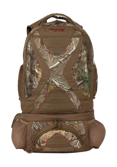 Fieldline backpack - Top and vertical entries allow easy access to gear without disturbing your pack job, and a stowable rifle carrier pouch keeps your hands free for other tasks. Dimensions – 15 x 20 x 8.5 inches (WxHxD) Storage Capacity – 54.4 liters. 1297.2 cubic inches. When you go on a hunting trip you hate bumbling along with heavy gear that alerts every ... 